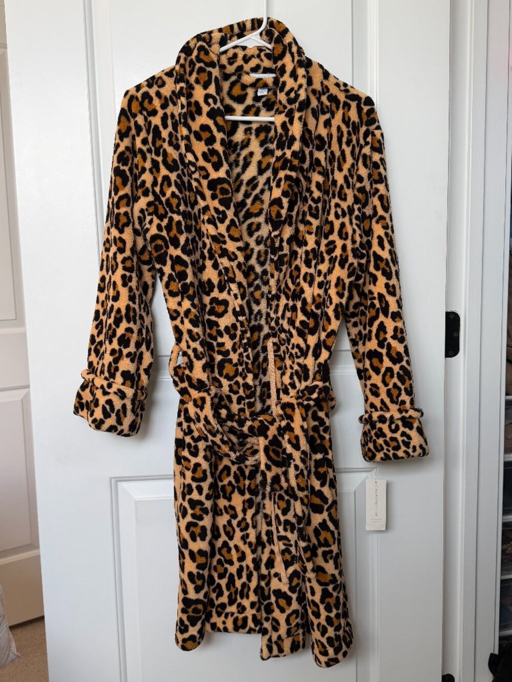 NWT Charter Club Intimates Leopard Print Robe Size M